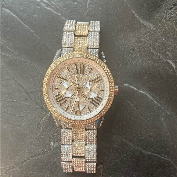 Michael Kors Gold and Silver Women's Watch - Picture 1 of 5